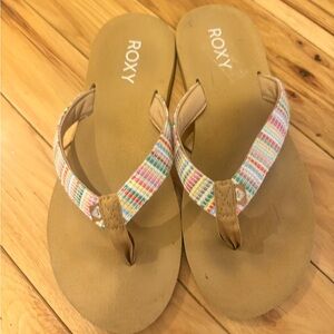 Roxy flip flops sz 9 no tag